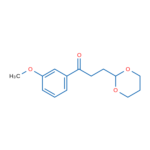 3-(1,3-Dioxan-2-yl)-3'-methoxypropiophenone 1g