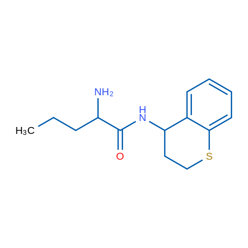 2-Amino-N-(3,4-dihydro-2H-1-benzothiopyran-4-yl)pentanamide 1g