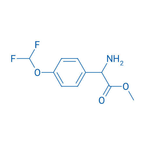 Methyl 2-amino-2-(4-(difluoromethoxy)phenyl)acetate 250mg