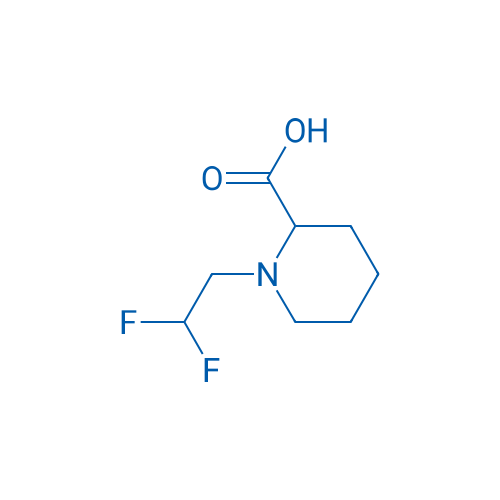 1-(2,2-Difluoroethyl)piperidine-2-carboxylic acid 1g