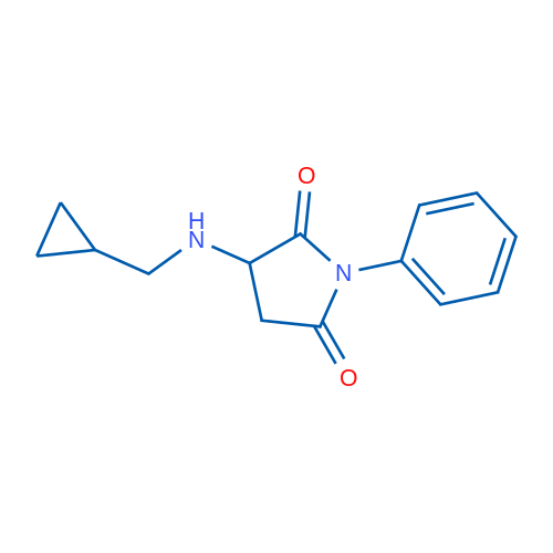 3-((Cyclopropylmethyl)amino)-1-phenylpyrrolidine-2,5-dione 1g