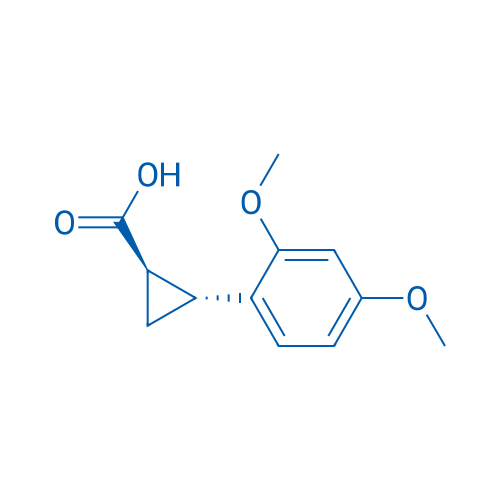 Rel-(1R,2R)-2-(2,4-dimethoxyphenyl)cyclopropane-1-carboxylic acid 1g