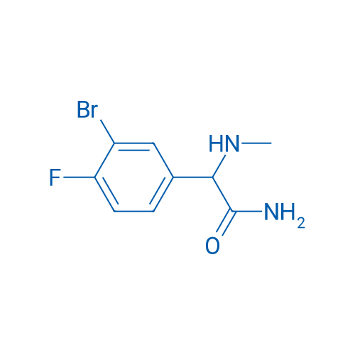 2-(3-Bromo-4-fluorophenyl)-2-(methylamino)acetamide 1g