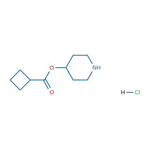 Piperidin-4-yl cyclobutanecarboxylate hydrochloride 5g