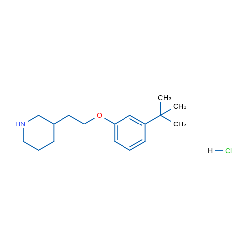 3-(2-(3-(tert-Butyl)phenoxy)ethyl)piperidine hydrochloride 5g