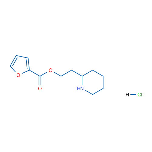 2-(Piperidin-2-yl)ethyl furan-2-carboxylate hydrochloride 5g