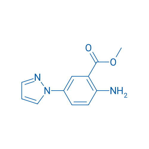 2-Amino-5-pyrazol-1-yl-benzoic acid methyl ester 1g