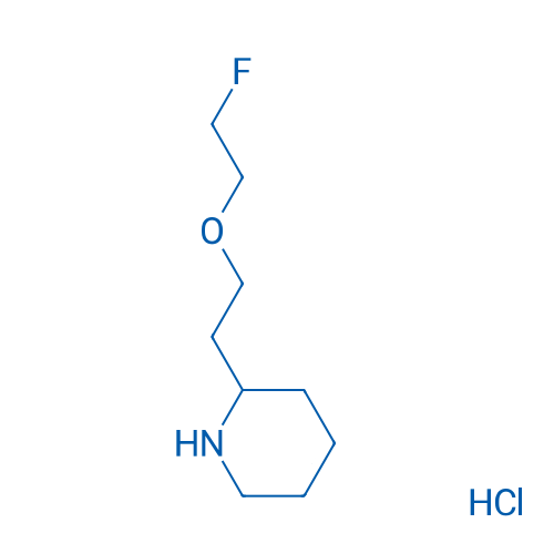 2-(2-(2-Fluoroethoxy)ethyl)piperidine hydrochloride 1g