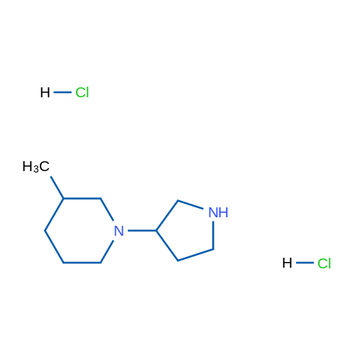 3-Methyl-1-(pyrrolidin-3-yl)piperidine dihydrochloride 5g
