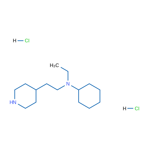 N-Ethyl-N-(2-(piperidin-4-yl)ethyl)cyclohexanamine dihydrochloride 1g