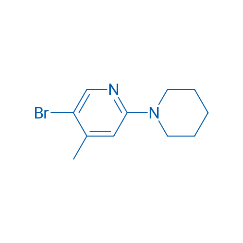 5-Bromo-4-methyl-2-(piperidin-1-yl)pyridine 5g