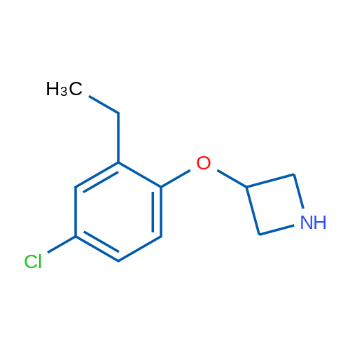 3-(4-Chloro-2-ethylphenoxy)azetidine 5g