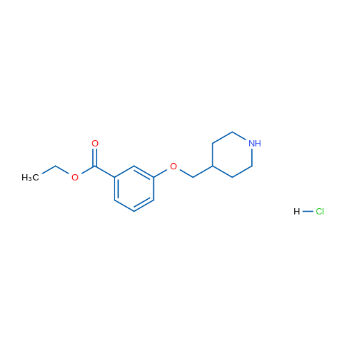 Ethyl 3-(piperidin-4-ylmethoxy)benzoate hydrochloride 1g