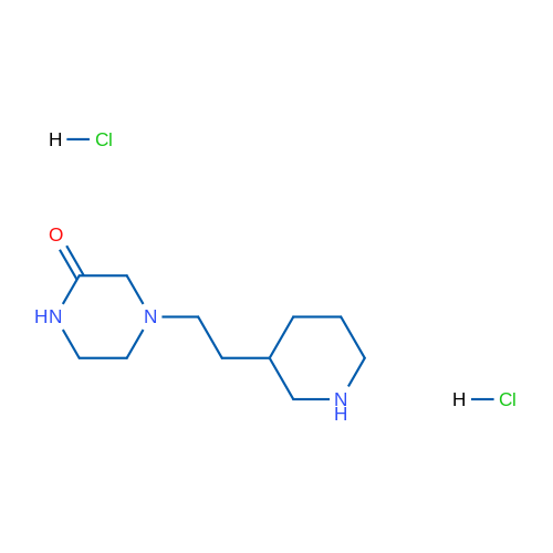 4-(2-(Piperidin-3-yl)ethyl)piperazin-2-one dihydrochloride 1g