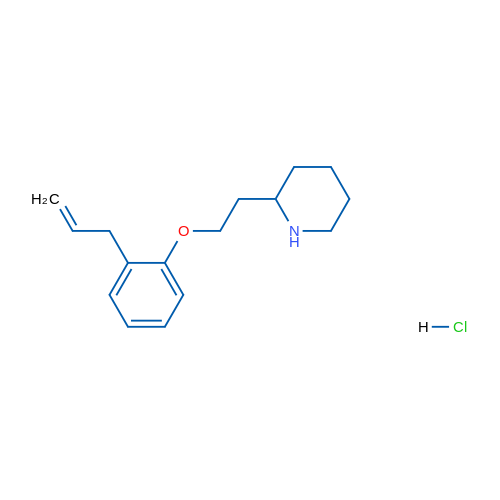2-(2-(2-Allylphenoxy)ethyl)piperidine hydrochloride 1g
