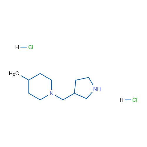 4-Methyl-1-(pyrrolidin-3-ylmethyl)piperidine dihydrochloride 5g