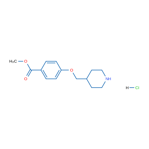 Methyl 4-(piperidin-4-ylmethoxy)benzoate hydrochloride 5g