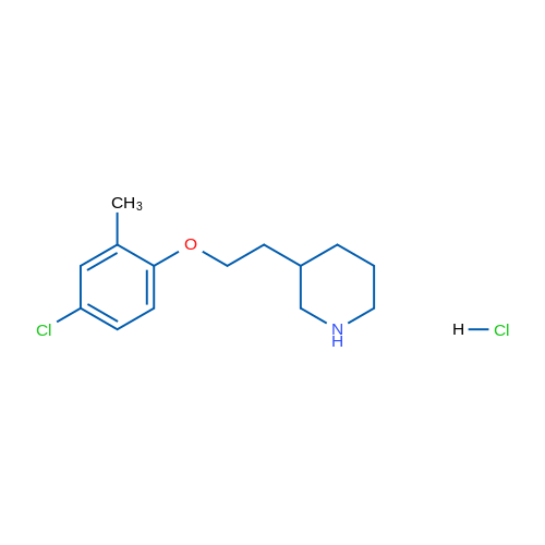 3-(2-(4-Chloro-2-methylphenoxy)ethyl)piperidine hydrochloride 1g