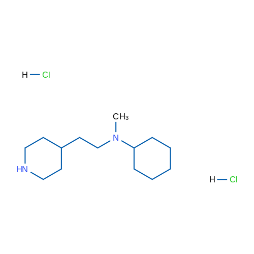 N-Methyl-N-(2-(piperidin-4-yl)ethyl)cyclohexanamine dihydrochloride 5g