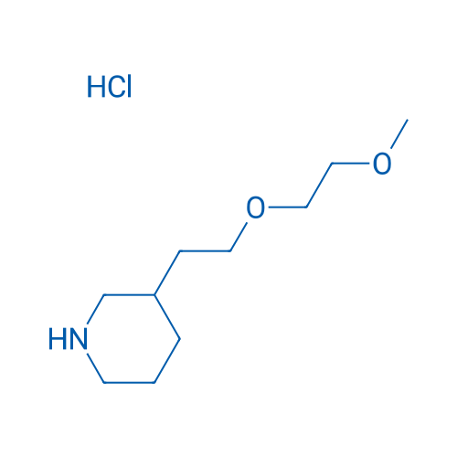 3-(2-(2-Methoxyethoxy)ethyl)piperidine hydrochloride 1g