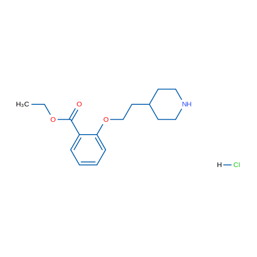 Ethyl 2-(2-(piperidin-4-yl)ethoxy)benzoate hydrochloride 1g