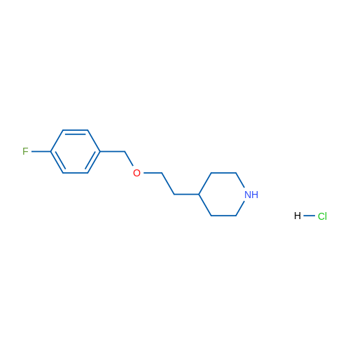 4-(2-((4-Fluorobenzyl)oxy)ethyl)piperidine hydrochloride 1g