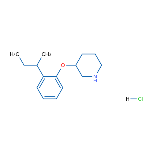 3-(2-(sec-Butyl)phenoxy)piperidine hydrochloride 5g