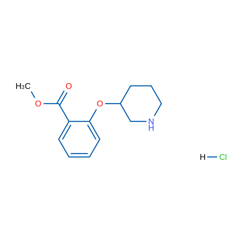 Methyl 2-(piperidin-3-yloxy)benzoate hydrochloride 1g