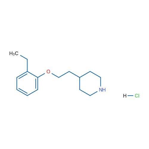 4-(2-(2-Ethylphenoxy)ethyl)piperidine hydrochloride 5g