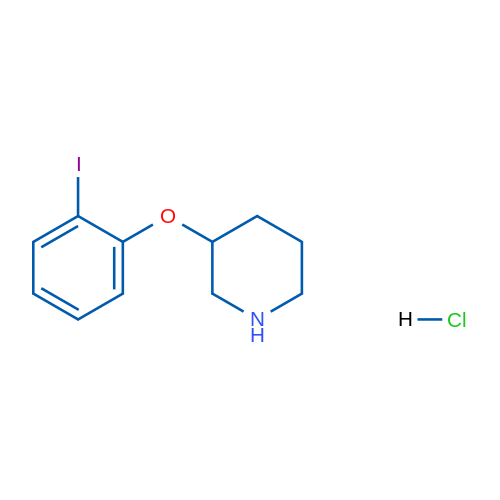 3-(2-Iodophenoxy)piperidine hydrochloride 5g