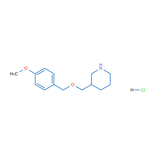 3-(((4-Methoxybenzyl)oxy)methyl)piperidine hydrochloride 1g