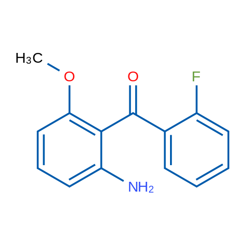(2-Amino-6-methoxyphenyl)(2-fluorophenyl)methanone 1g