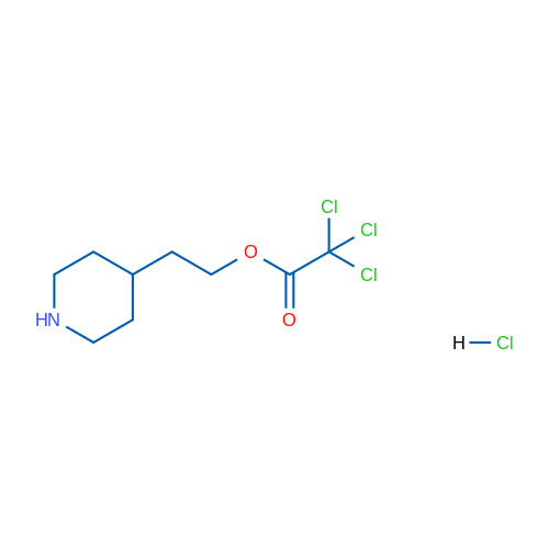 2-(Piperidin-4-yl)ethyl 2,2,2-trichloroacetate hydrochloride 5g