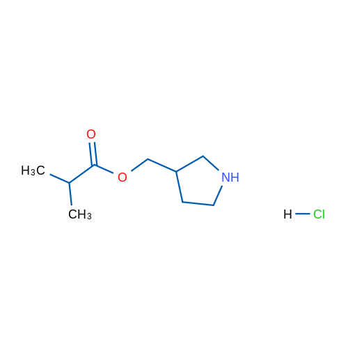 Pyrrolidin-3-ylmethyl isobutyrate hydrochloride 1g
