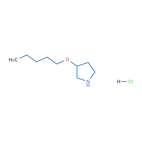 3-(Pentyloxy)pyrrolidine hydrochloride 5g
