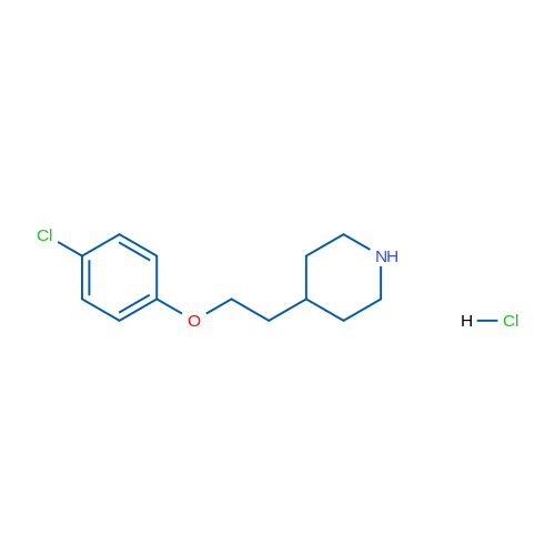 4-(2-(4-Chlorophenoxy)ethyl)piperidine hydrochloride 1g