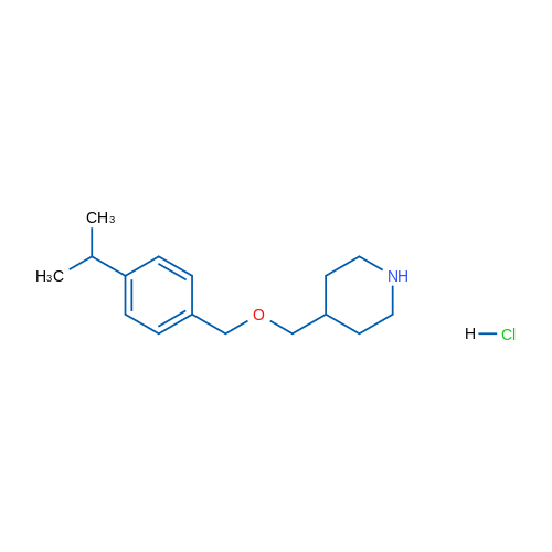4-(((4-Isopropylbenzyl)oxy)methyl)piperidine hydrochloride 1g