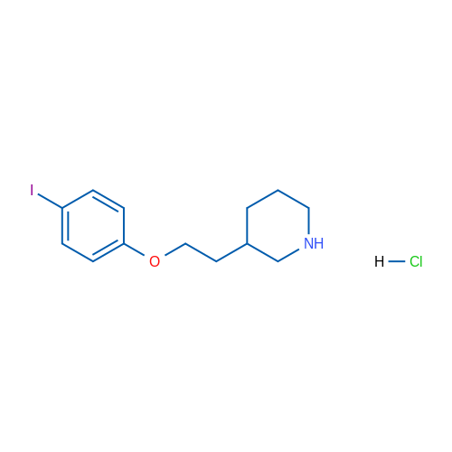 3-(2-(4-Iodophenoxy)ethyl)piperidine hydrochloride 5g