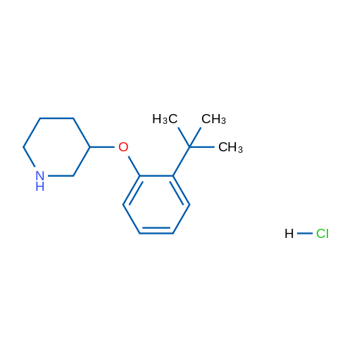 3-(2-(tert-Butyl)phenoxy)piperidine hydrochloride 5g