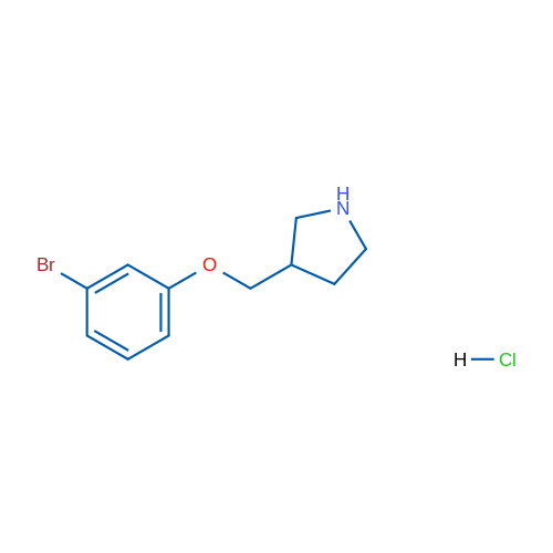 3-((3-Bromophenoxy)methyl)pyrrolidine hydrochloride 1g