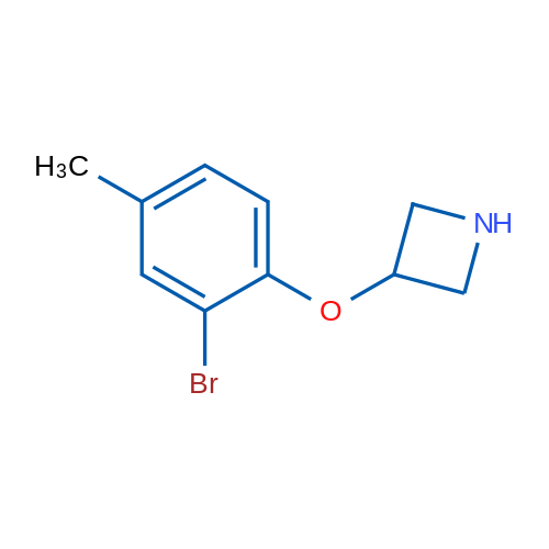 3-(2-Bromo-4-methylphenoxy)azetidine 1g