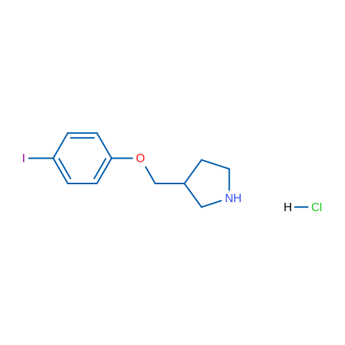 3-((4-Iodophenoxy)methyl)pyrrolidine hydrochloride 5g