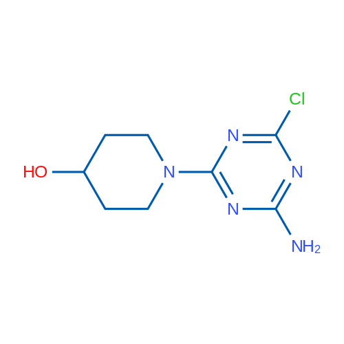 1-(4-Amino-6-chloro-1,3,5-triazin-2-yl)piperidin-4-ol 5g