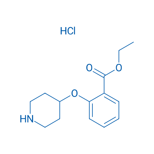 Ethyl 2-(piperidin-4-yloxy)benzoate hydrochloride 1g