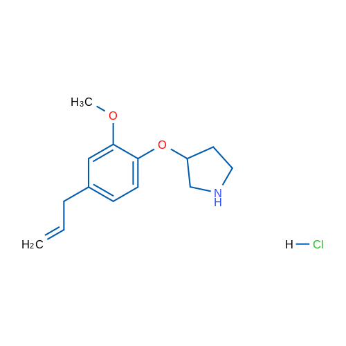 3-(4-Allyl-2-methoxyphenoxy)pyrrolidine hydrochloride 5g
