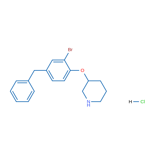 3-(4-Benzyl-2-bromophenoxy)piperidine hydrochloride 1g