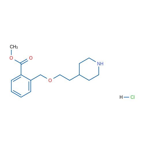 Methyl 2-((2-(piperidin-4-yl)ethoxy)methyl)benzoate hydrochloride 5g