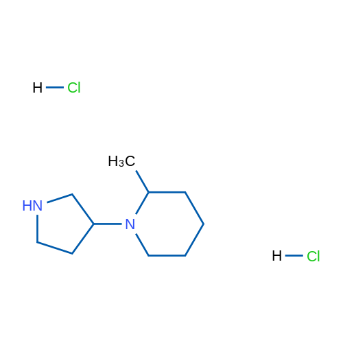 2-Methyl-1-(pyrrolidin-3-yl)piperidine dihydrochloride 5g