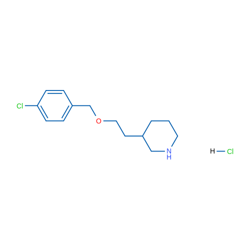 3-(2-((4-Chlorobenzyl)oxy)ethyl)piperidine hydrochloride 1g