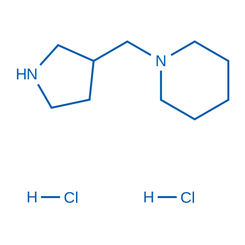 1-(Pyrrolidin-3-ylmethyl)piperidine dihydrochloride 5g
